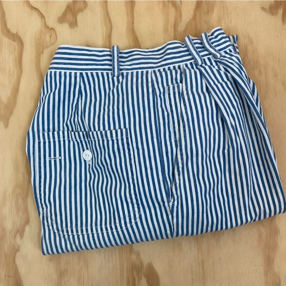 Vintage Ralph Lauren Country Pleated High-Waisted Hickory Stripe Pants - Picture 11 of 12